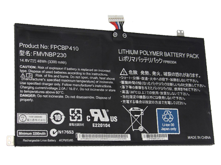 FPCBP410,FMVNBP230 pour Fujitsu LifeBook UH574 UH554 FPCBP4
