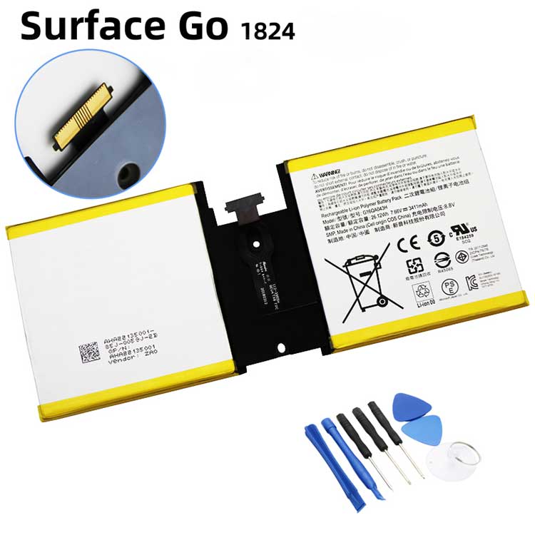 G16QA043H PC batterie pour Microsoft Surface go 1824