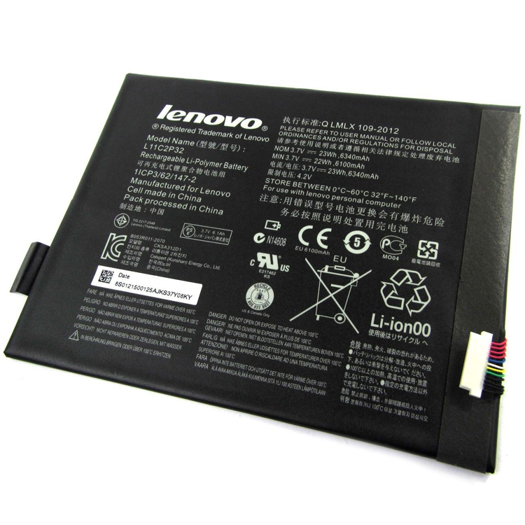 L11C2P32 PC batterie pour Lenovo Ideatab Yoga Tablet S6000 A1000 A3000 S600H L11C2P32