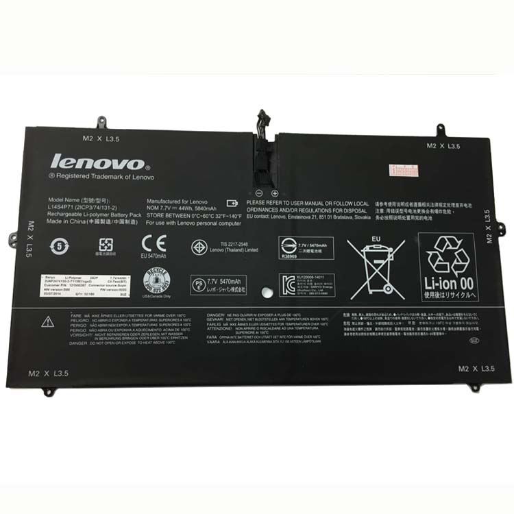 L13M4P71,L14S4P71 PC batterie pour Lenovo Yoga 3 Pro 1370