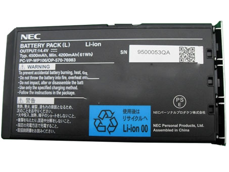 PC-VP-WP106,OP-570-76983 PC batterie pour Nec LaVie L G PC-LL750VG6P PC-LL750VG6W PC-VP-WP106