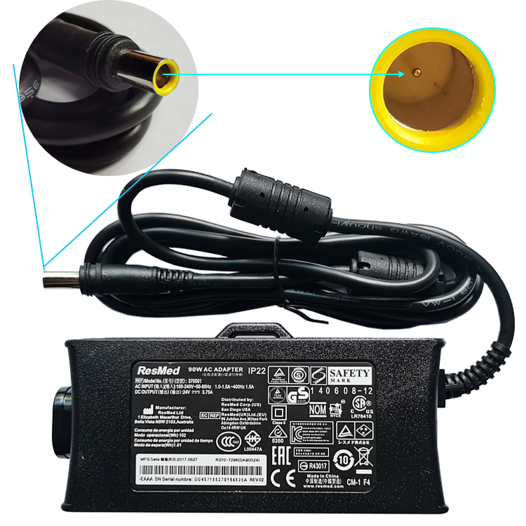 RESMEN ResMed S9/Airsense S10 Chargeur Adaptateur
