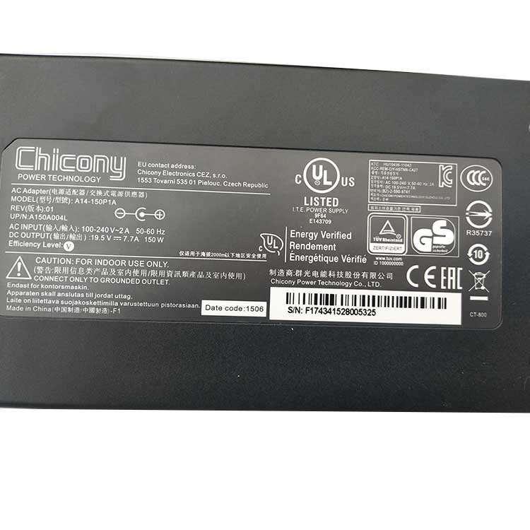 CHICONY A150A004L-CL02 Chargeur Adaptateur