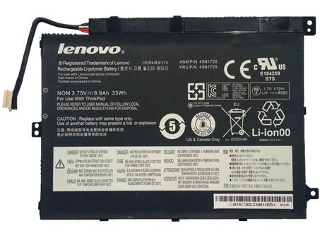 LENOVO Lenovo ThinkPad Tablet 10 Batterie ordinateur portable