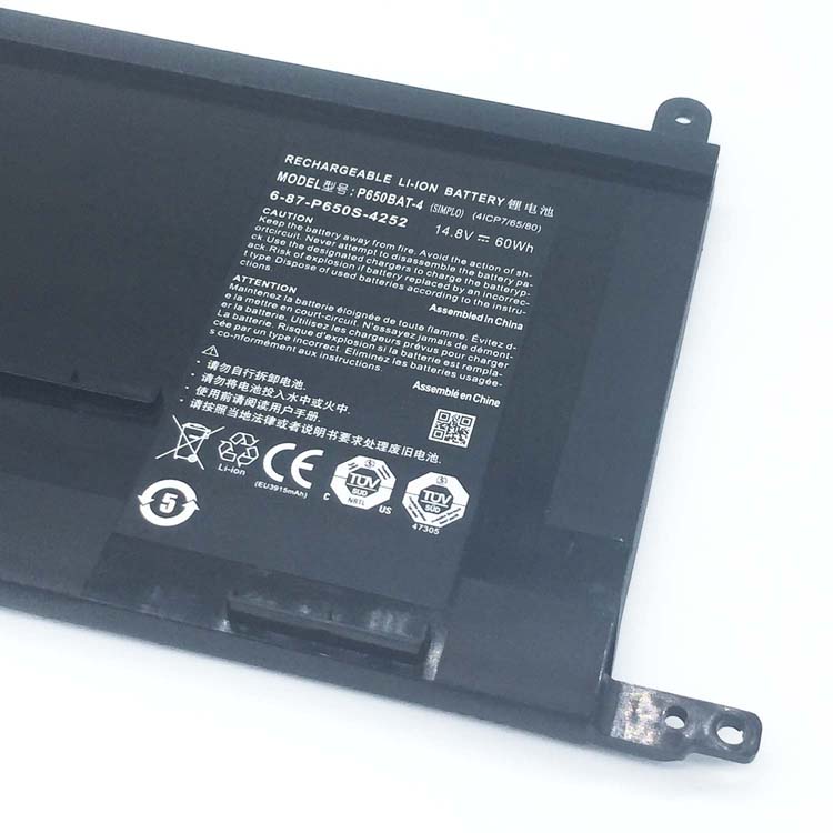 CLEVO P650BAT-4(SIMPLO) Batterie ordinateur portable