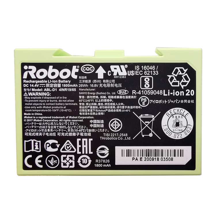 IROBOT ABL-D1 Batteries