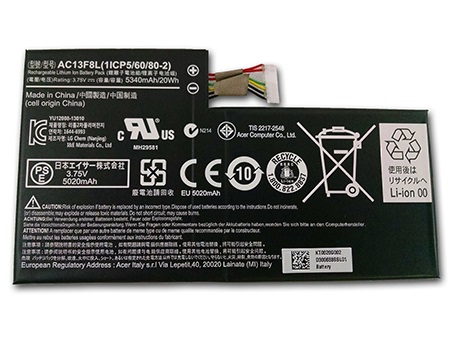 ACER Acer Iconia Tab A1-A810 Tablet Batterie ordinateur portable