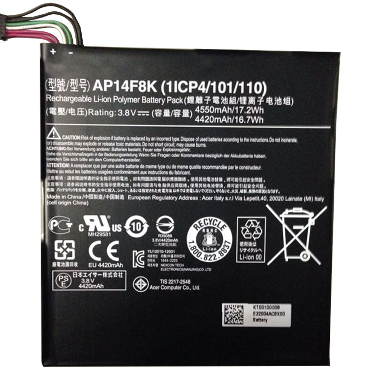ACER Acer Iconia Tab A1-850 Batterie ordinateur portable