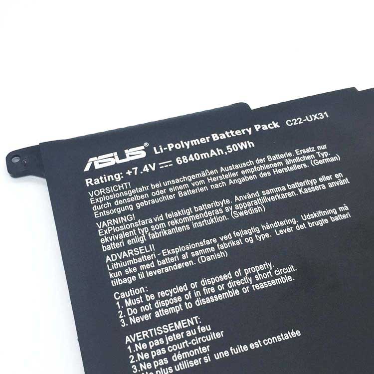 ASUS Asus Zenbook UX31E Batterie ordinateur portable