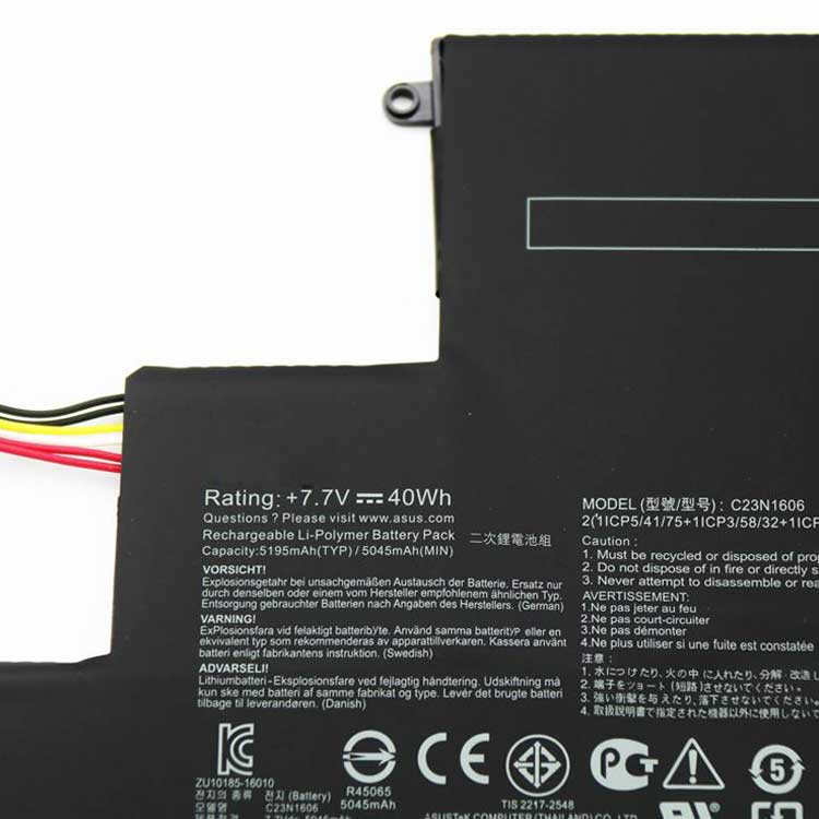 ASUS UX390UA-XH78-BL Batterie ordinateur portable