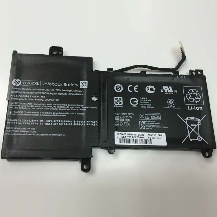 HP HV02XL Batterie ordinateur portable