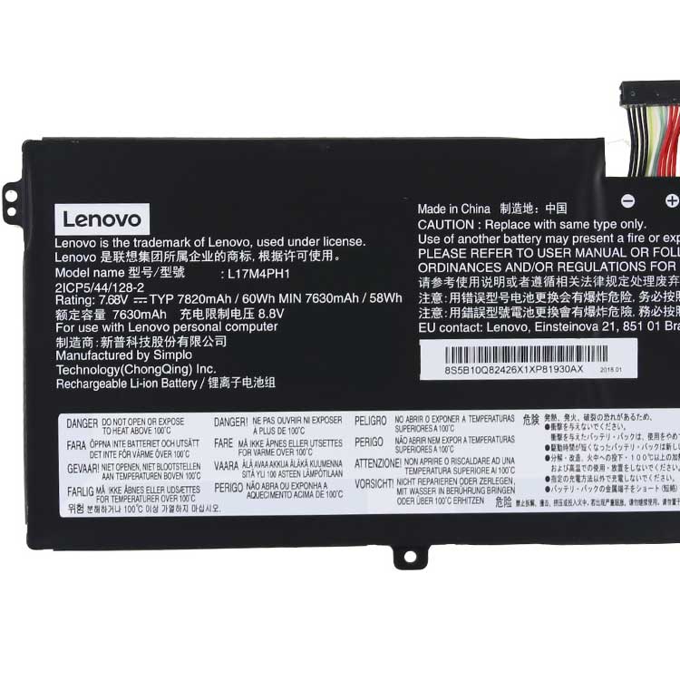 LENOVO Lenovo Yoga C930-13IKB-81C4003TGE Batterie ordinateur portable