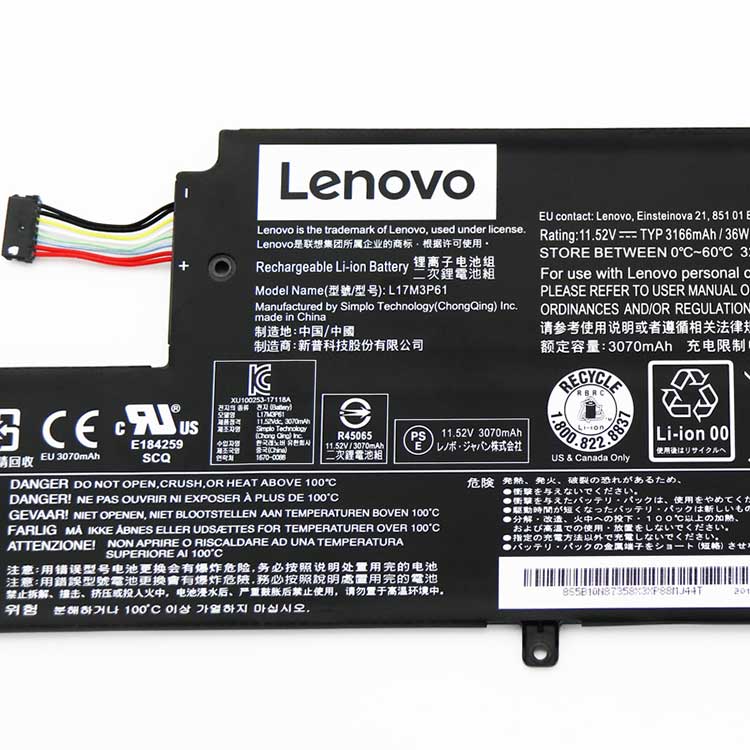 LENOVO Lenovo Yoga 720-12IKB Batterie ordinateur portable