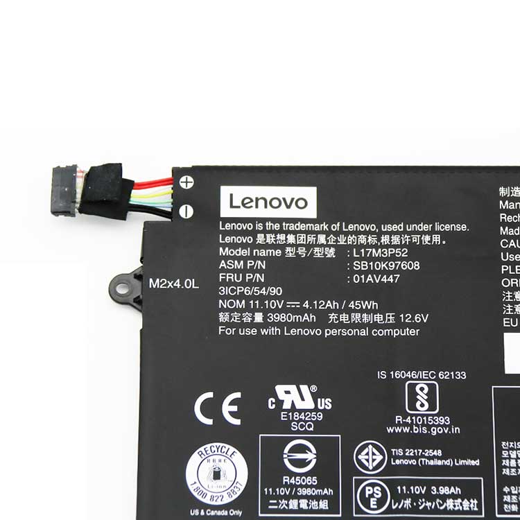 LENOVO L17M3P52 Batterie ordinateur portable