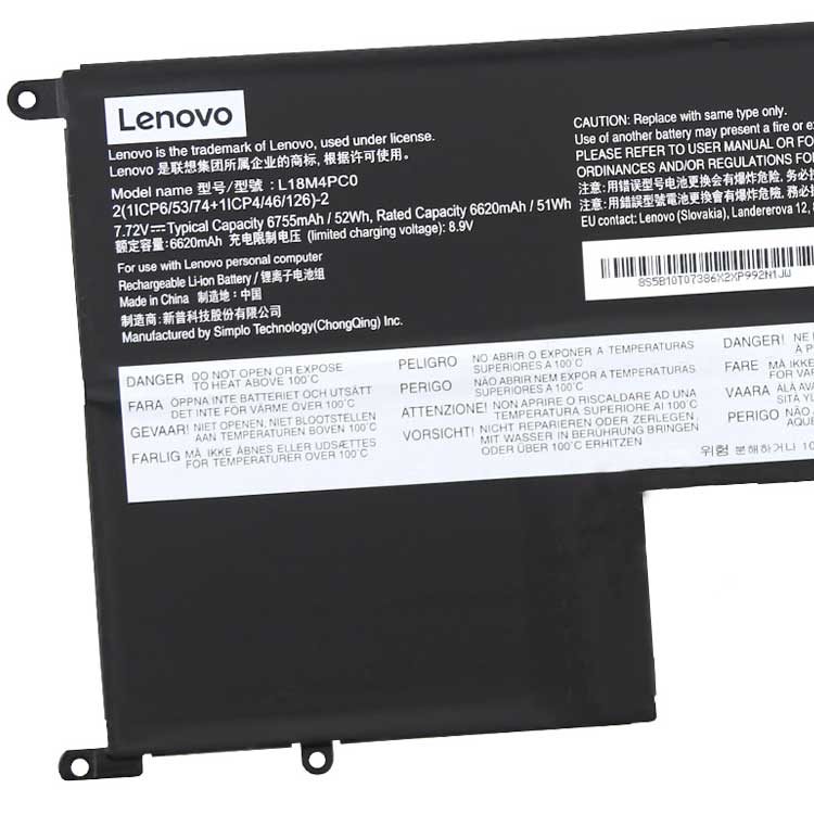 LENOVO Lenovo Yoga S940-14IIL Batterie ordinateur portable