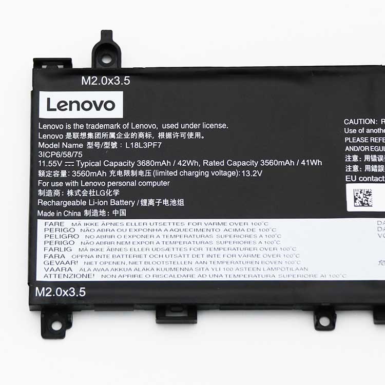 LENOVO L18C3PF8 Batterie ordinateur portable