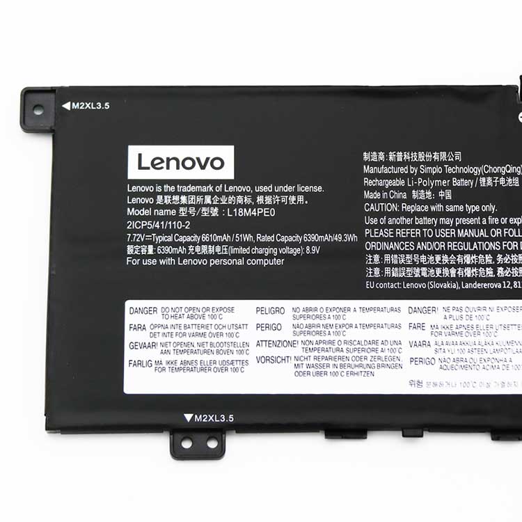 LENOVO L18C4PE0 Batterie ordinateur portable