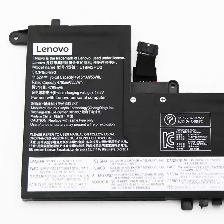 LENOVO L19D3PD3 Batterie ordinateur portable