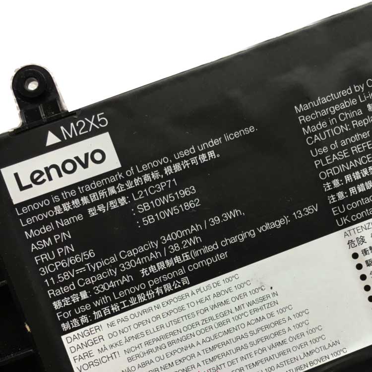 LENOVO SB10W51963 Batterie ordinateur portable