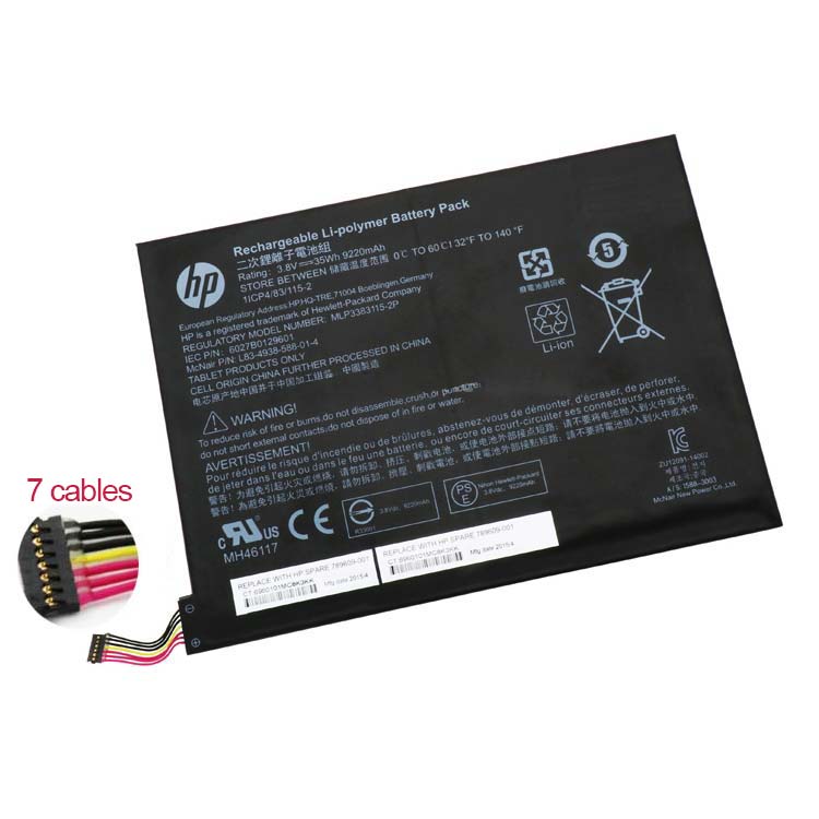 HP L83-4938-588-D1-4 Batterie ordinateur portable