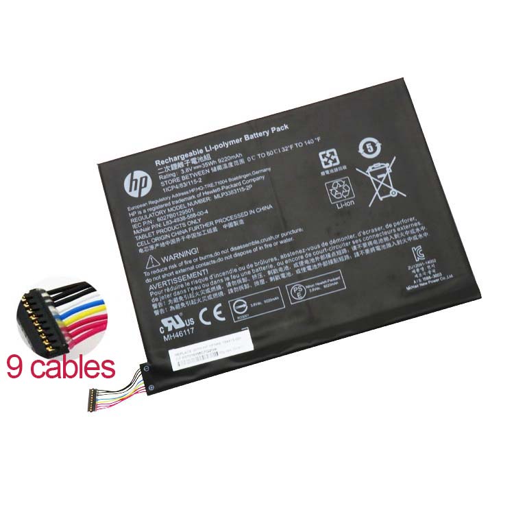 HP MLP3383115-2P Batterie ordinateur portable