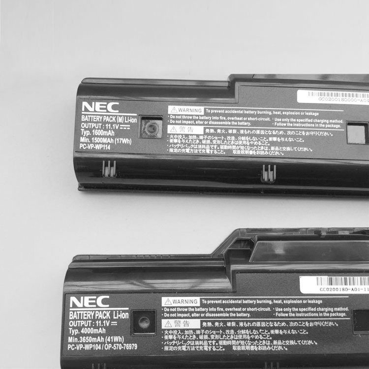 NEC Nec lavie pc-ll650wg6w Batterie ordinateur portable