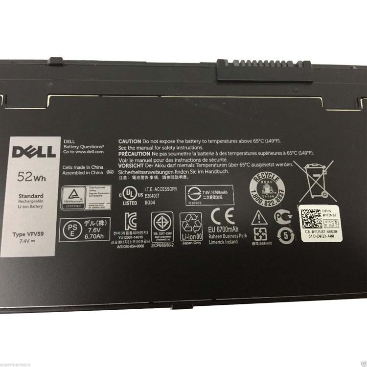 DELL Dell Latitude E7240 Series Batterie ordinateur portable