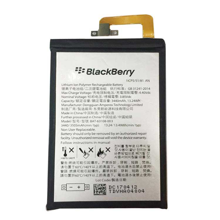 BLACKBERRY BAT-63108-003 Smartphones Batterie