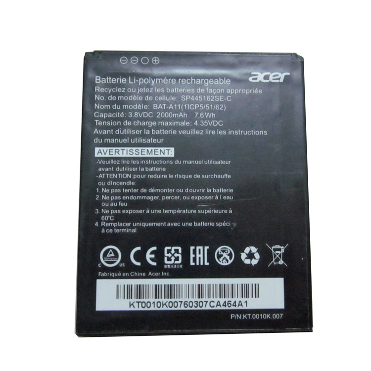 ACER SP445162SE-C Smartphones Batterie