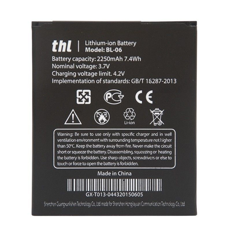 THL THL T6S Smartphones Batterie