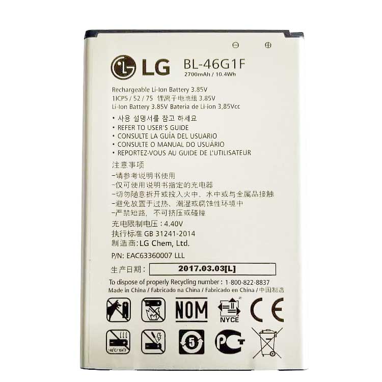 LG BL-46G1F Smartphones Batterie