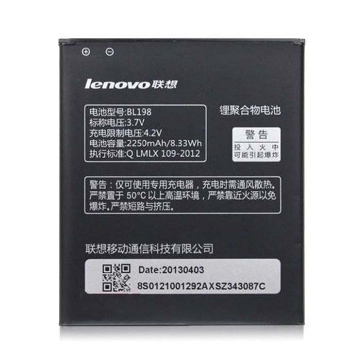 LENOVO Lenovo A830 Smartphones Batterie