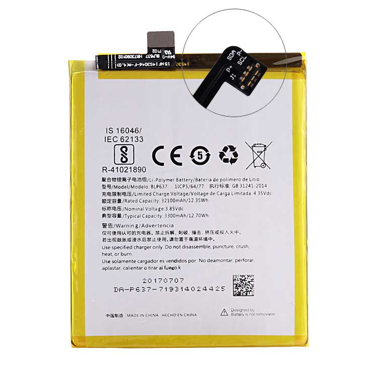 OPPO OnePlus 5 5T Smartphones Batterie