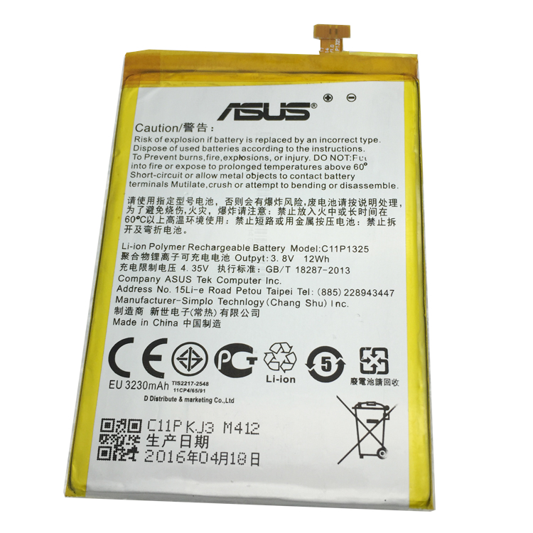 ASUS ASUS ZenFone 6 A600CG Smartphones Batterie