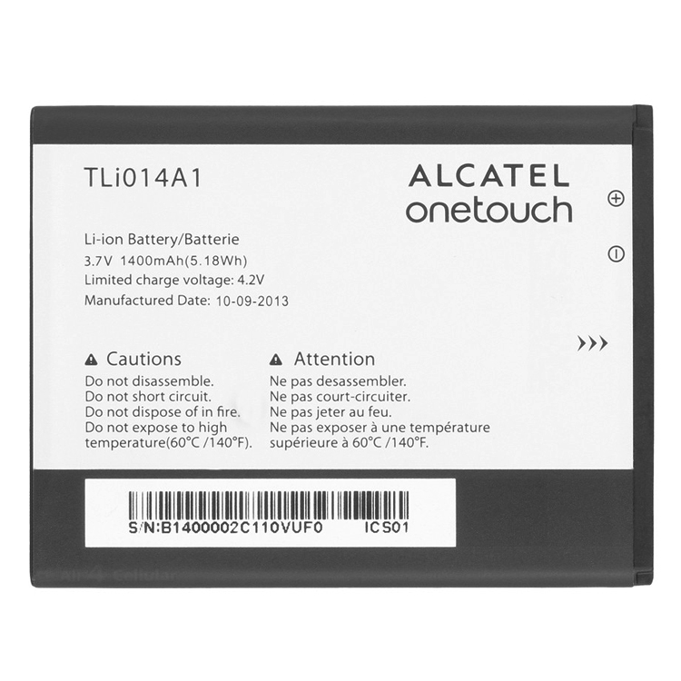 ALCATEL TLi014A1 Smartphones Batterie