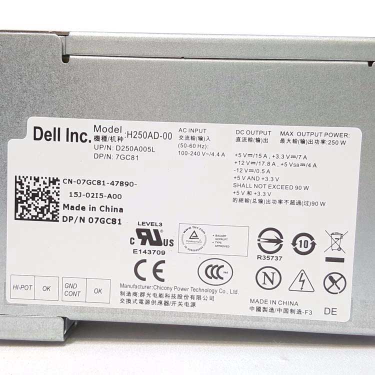 DELL Dell desktop machines 390 Alimentation