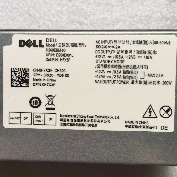DELL Dell Optiplex 3060 Alimentation